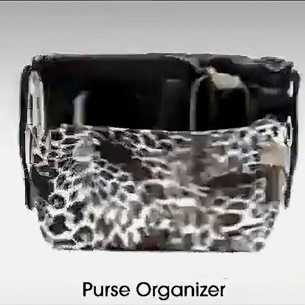 Chic Black Purse Organizer